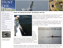 Tablet Screenshot of hunttheflats.com
